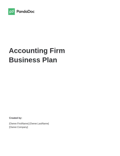 Accounting Firm Business Plan