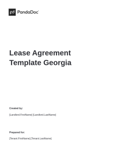 Lease to Purchase Agreement Georgia