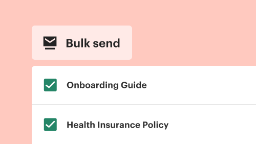 Bulk Send