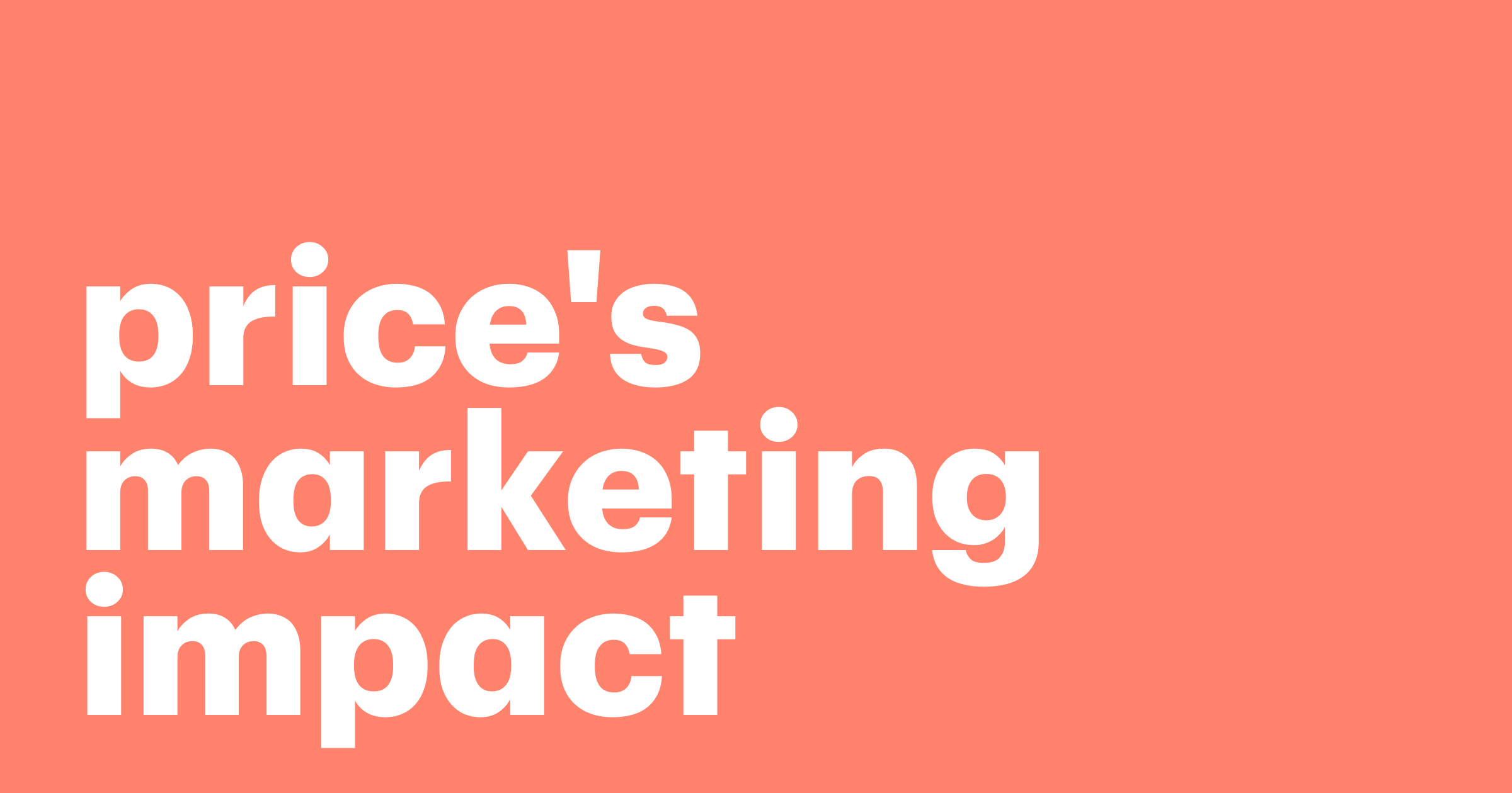 Featured: How does price relate to successful marketing?