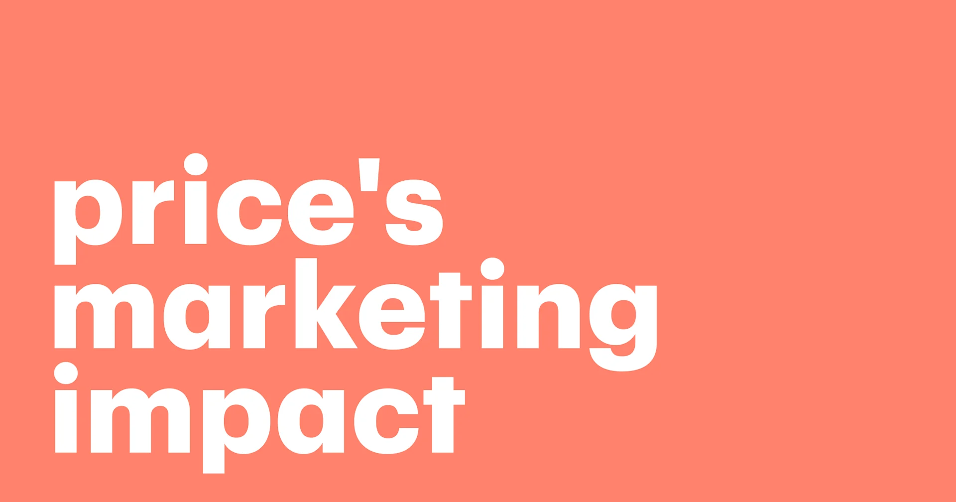 Featured: How does price relate to successful marketing?
