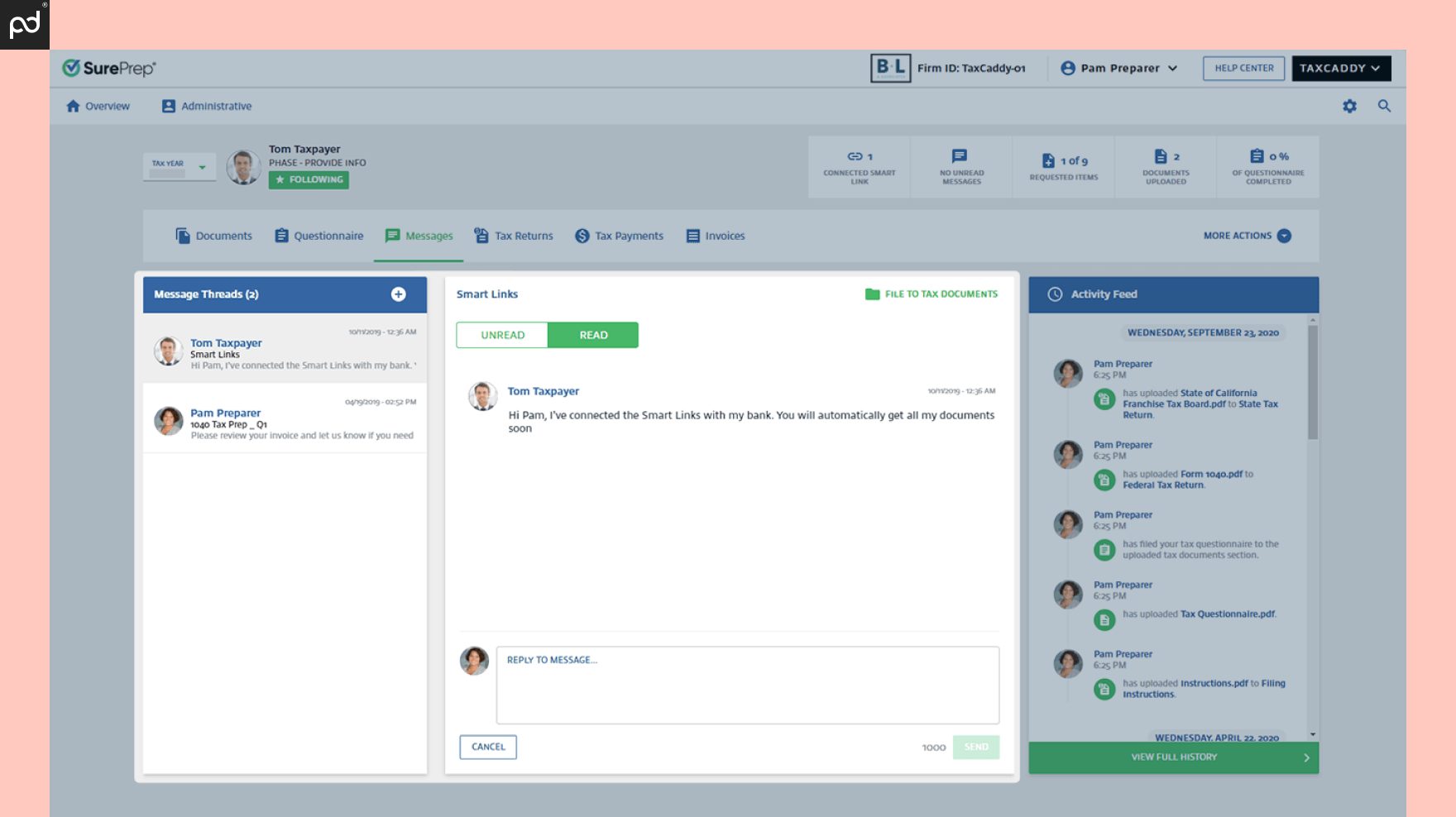 Screenshot of H&amp;R Block