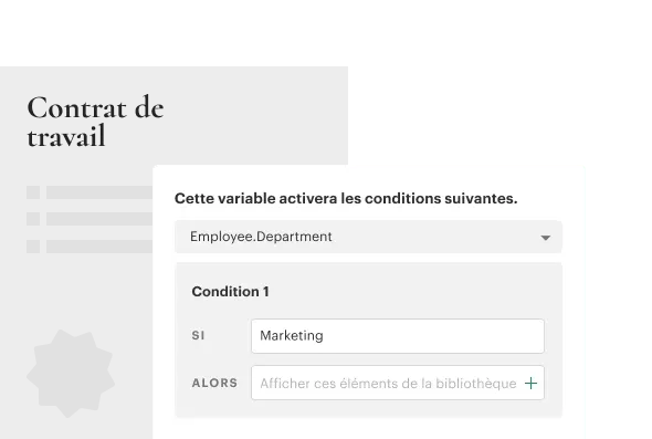 Employment Contract Conditions FR
