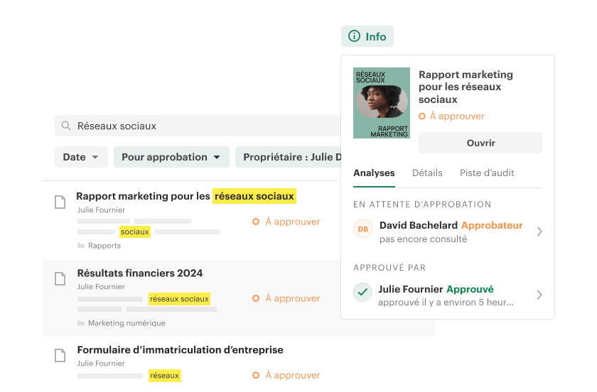 Optimisez les flux de travail documentaires