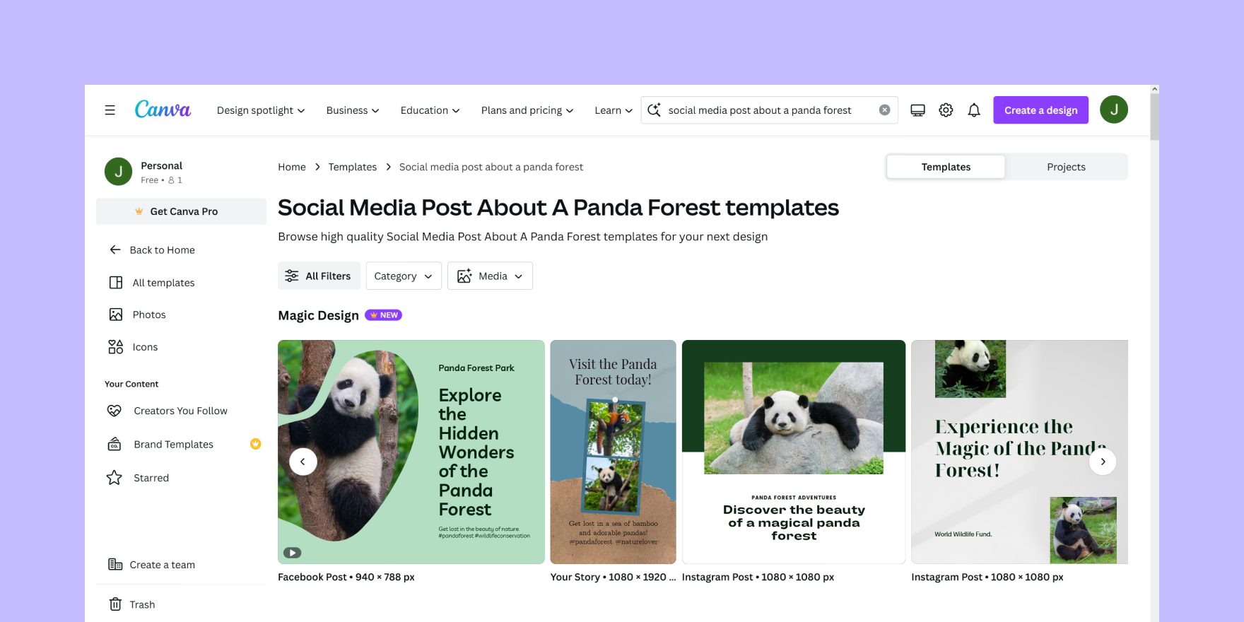 Canva Magic Design