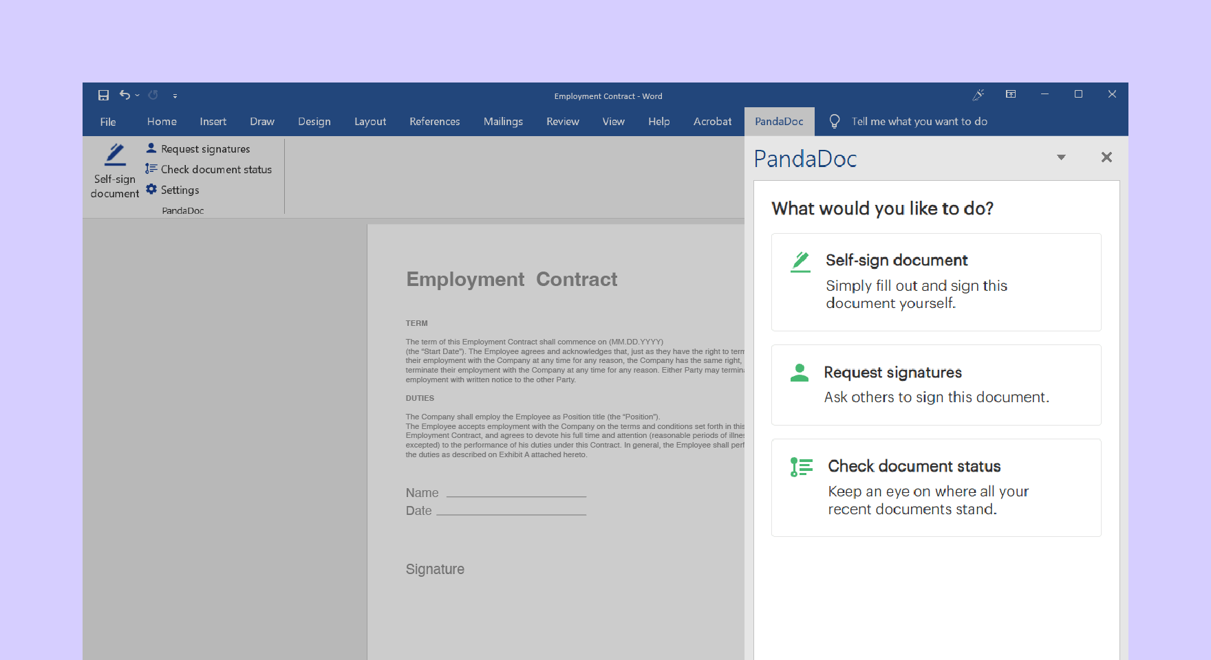 Input the appropriate data — signer’s name, title, email address, and any further instructions — and tick the boxes if required (if you are signing these will be your details)