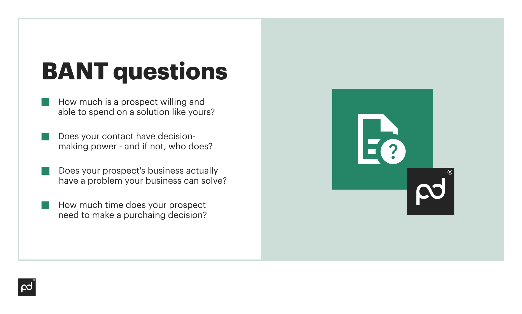 Image from What is BANT in sales?