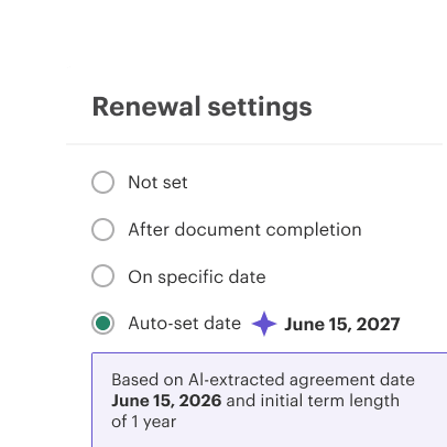 Eliminate manual renewal tracking
