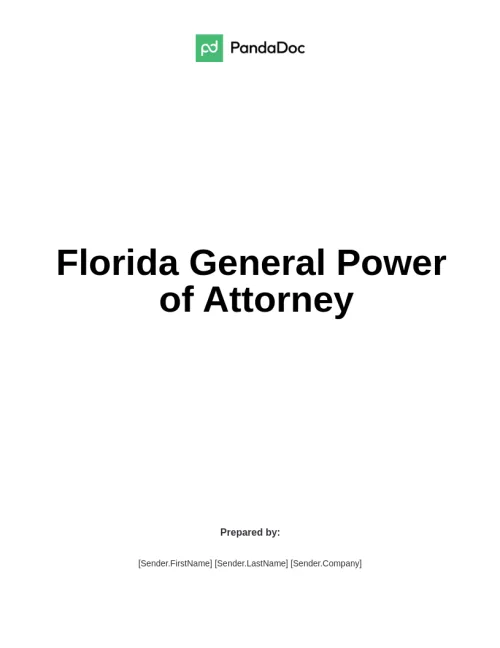 Power of Attorney Florida