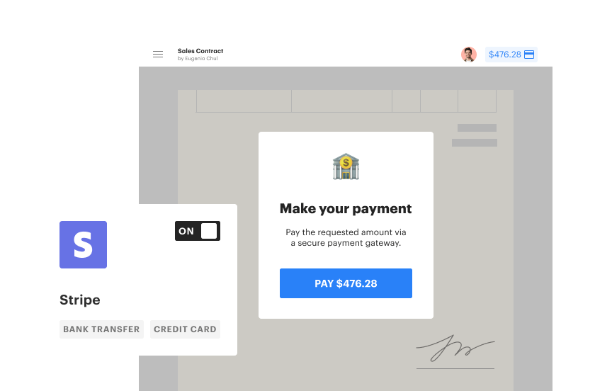 Accept payments with just a few clicks