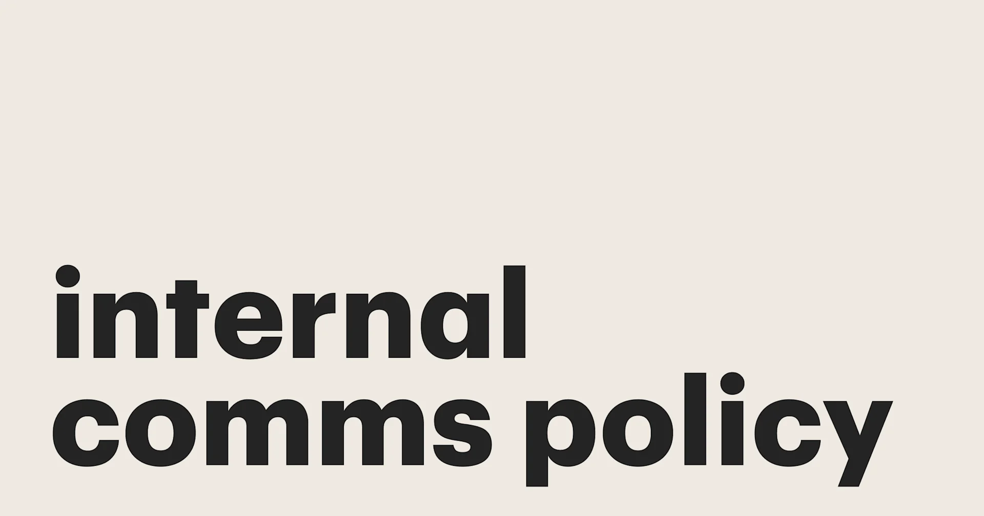 Featured: Internal communication policy guide for workplace efficiency