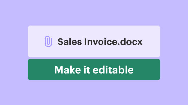 Convertissez vos fichiers DOCX en documents et modèles modifiables