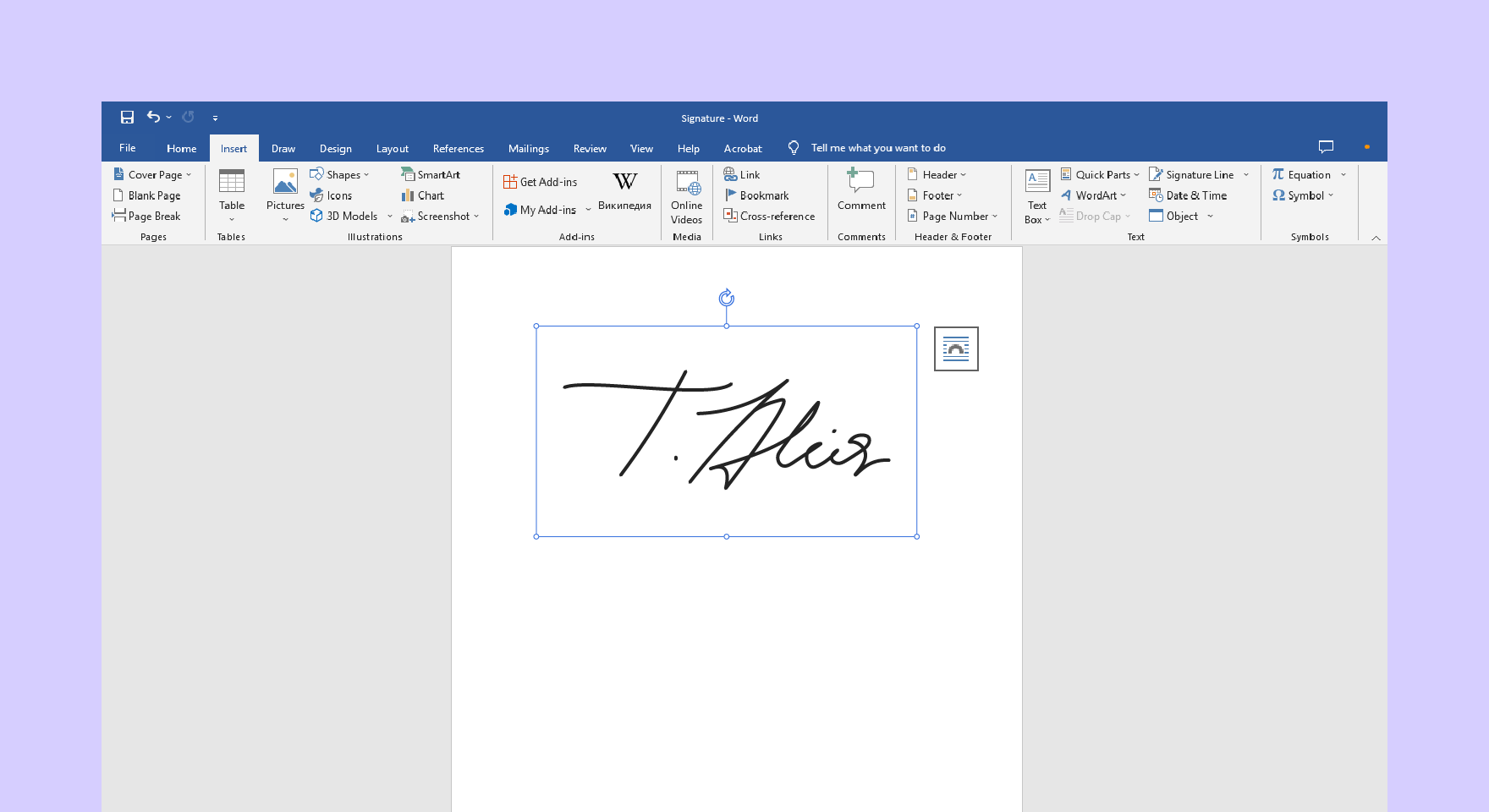 Click on the image and edit it using the Picture Tools Format tab