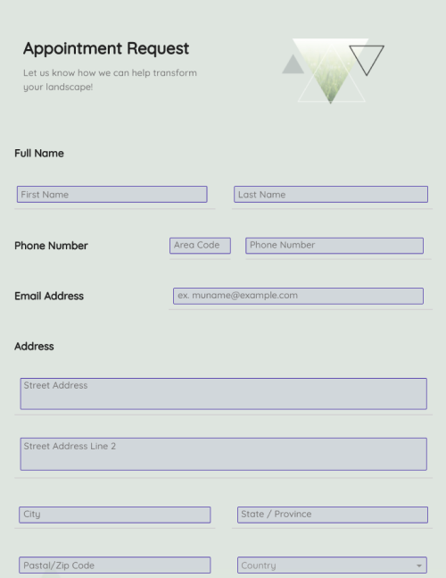 Appointment Request Form