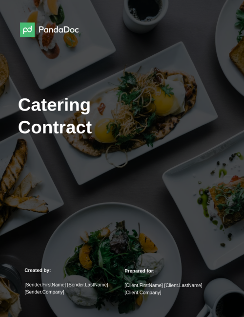Catering Contract Template