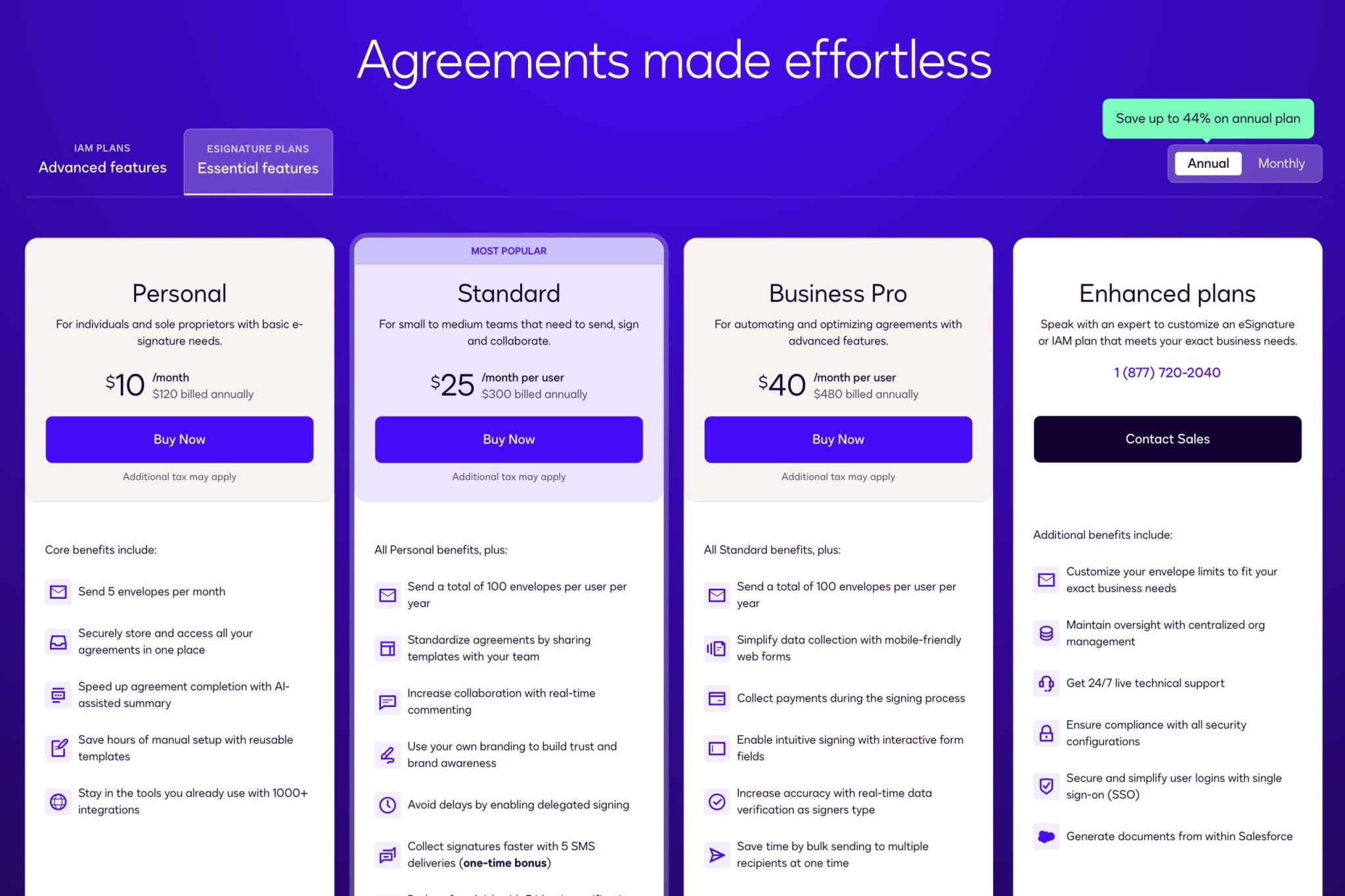 Agreements made effortless