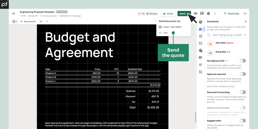 Image from Manufacturing quoting software — win more deals with instant quotes