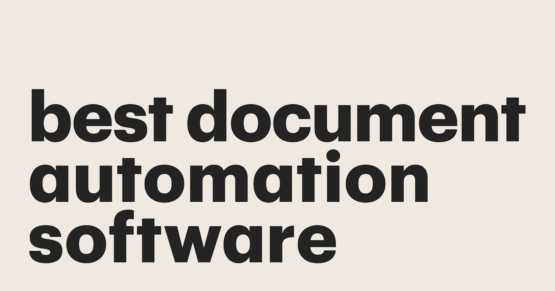 Featured: 11 best document automation software platforms