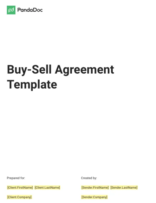 Buy-Sell Agreement Template