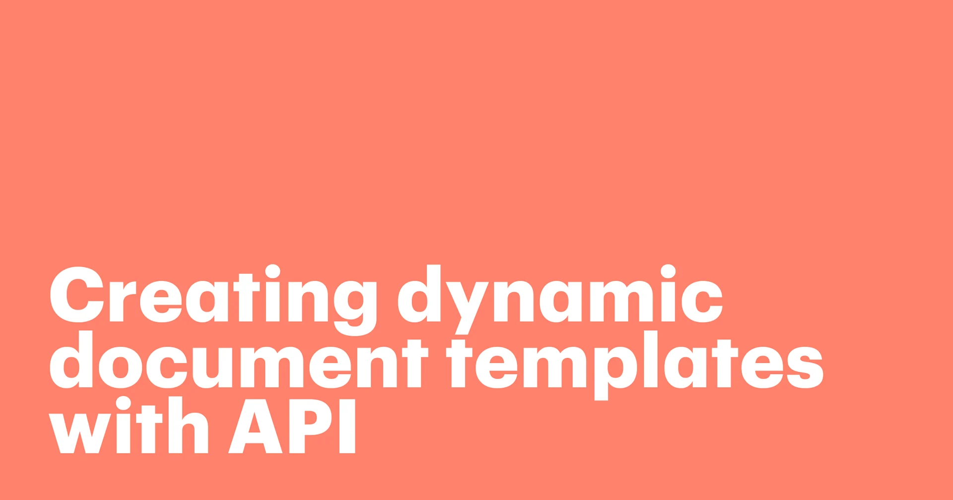 Featured: Creating dynamic document templates that adapt to every deal or workflow