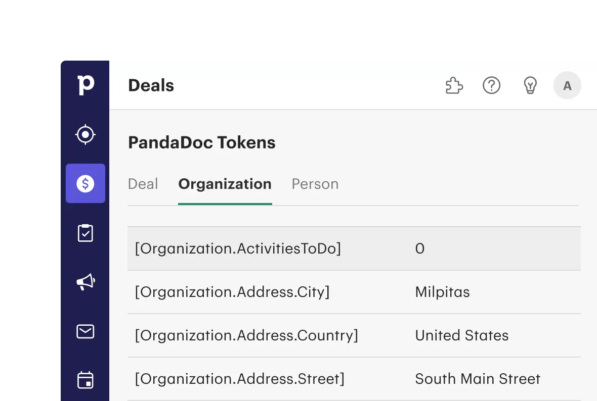 Pipedrive - Tokens