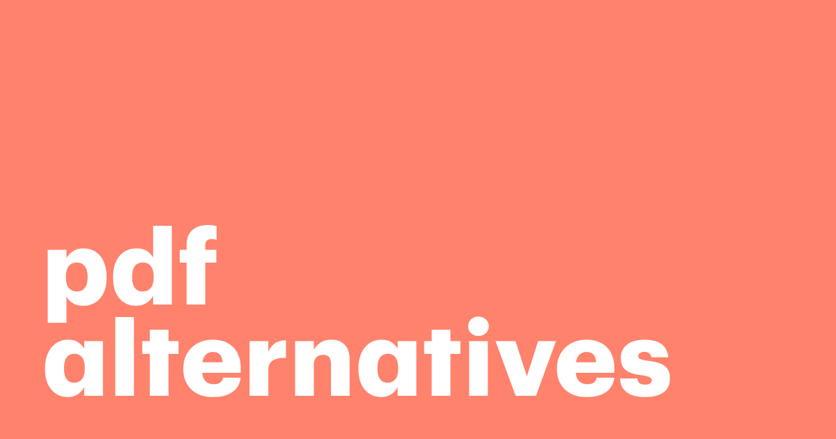 Featured: PDF alternatives every organization needs to know about