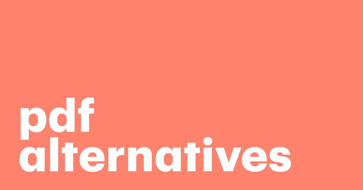 Featured: PDF alternatives every organization needs to know about