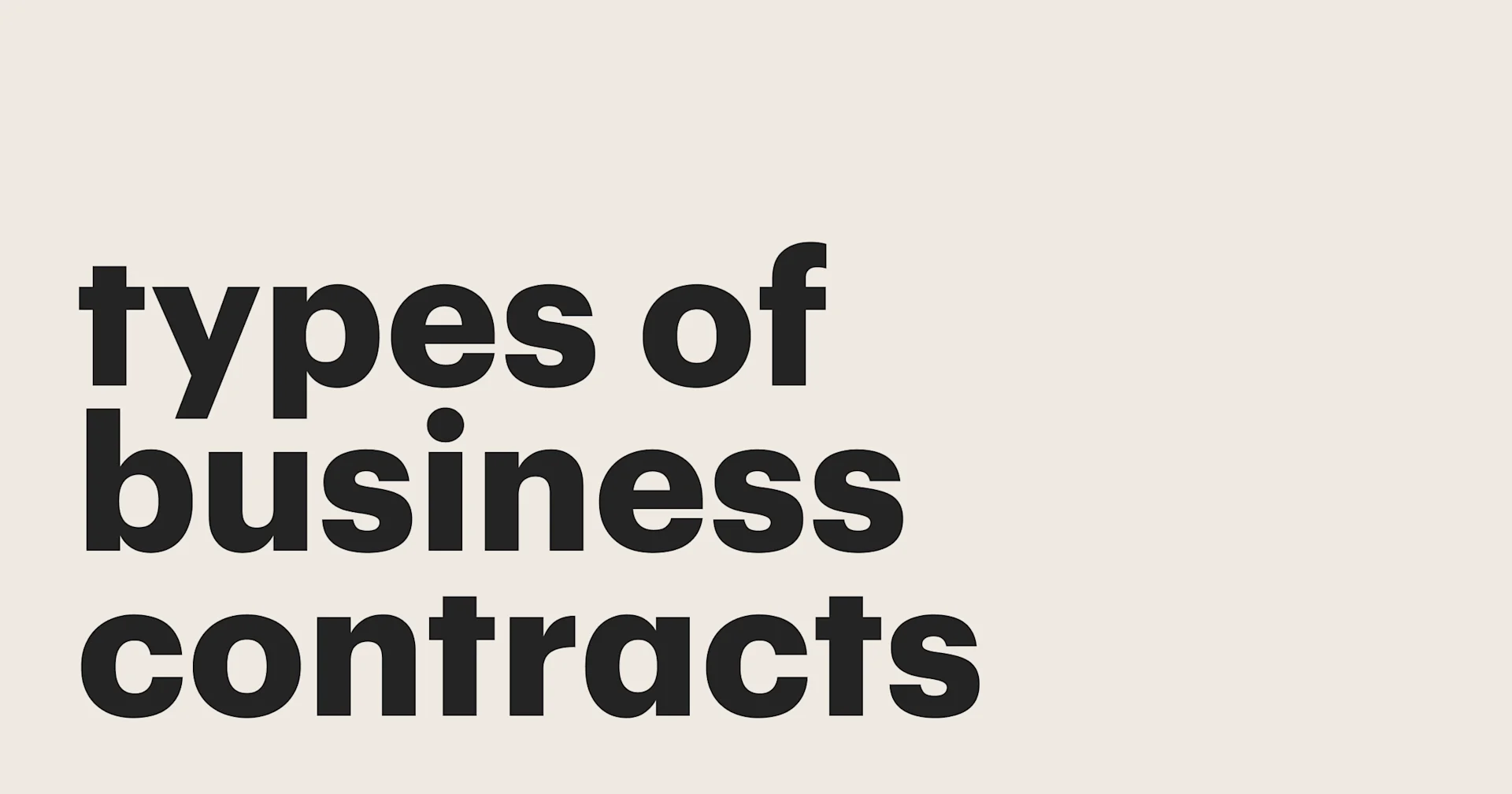 Featured: 50+ Types of business contracts + free templates
