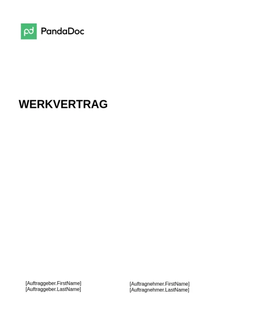 Werkvertrag