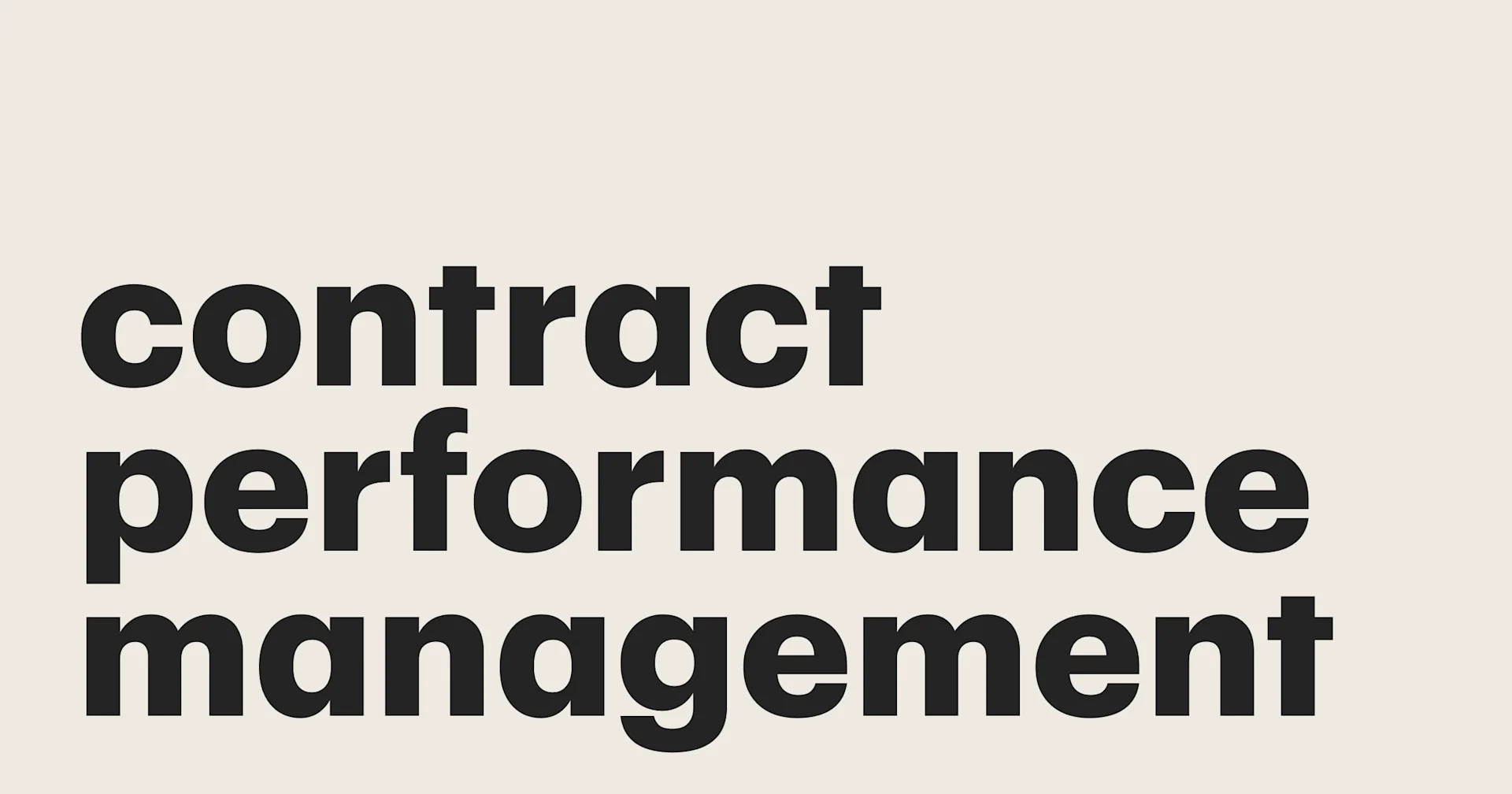 Featured: Navigate actionable KPIs for contract performance management