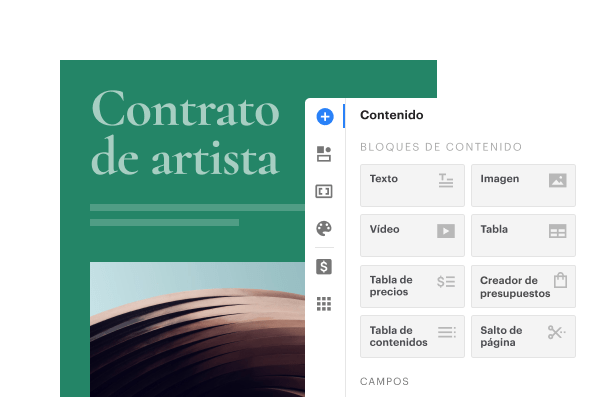 Contract Toolbar ES