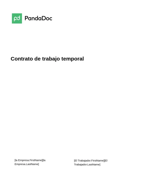 Contrato temporal