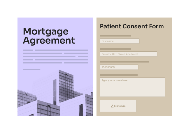 Document Mortgage Agreement