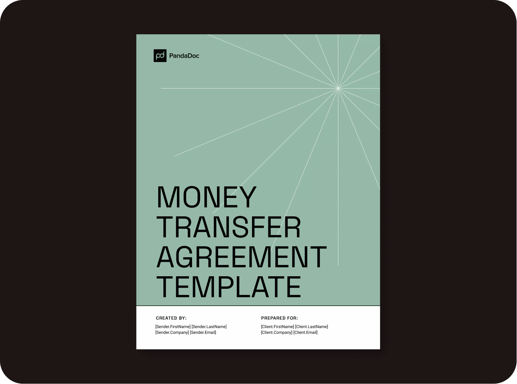 Money Transfer Agreement Template PandaDoc
