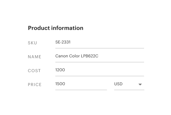 Catalog Item