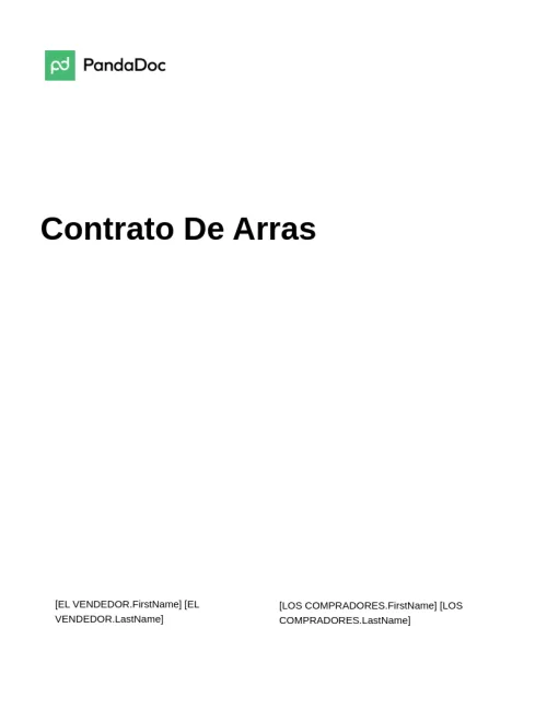 Contrato de arras