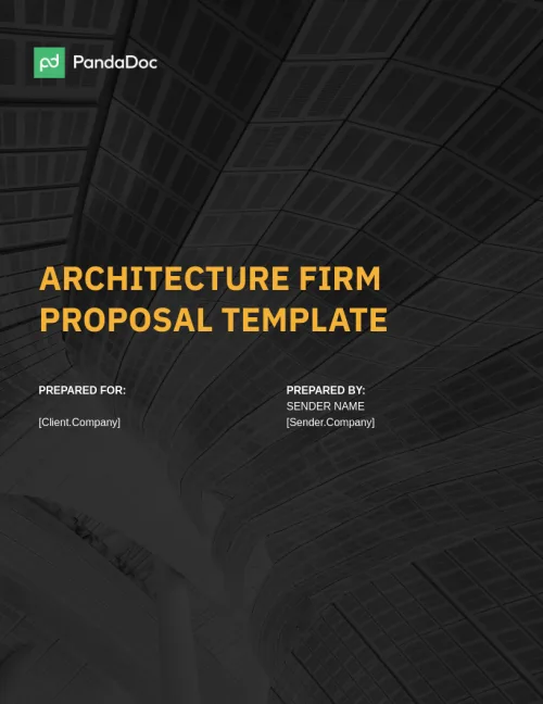 Architecture Firm Proposal Template