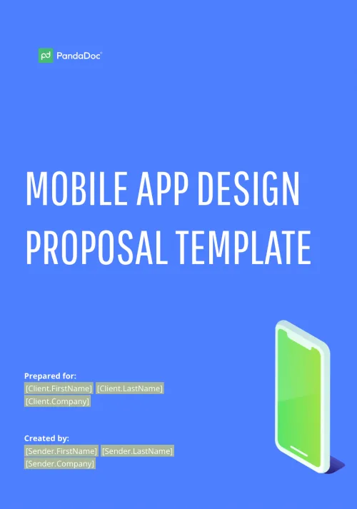 Mobile App Design Proposal Template