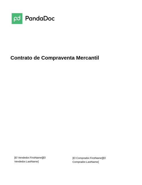 Contrato de compraventa mercantil