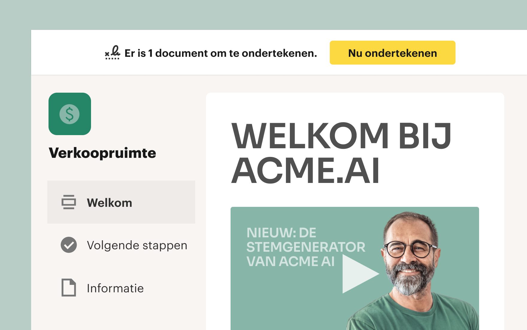 Image from We presenteren Ruimtes, een samenwerkingshub die deals sluiten sneller en eenvoudiger maakt. - 2skkk1JKcwFespNNHAQEC9