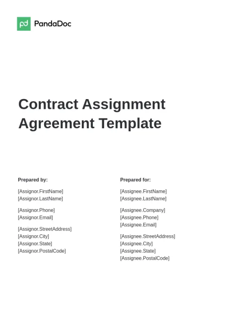 Contract Assignment Agreement