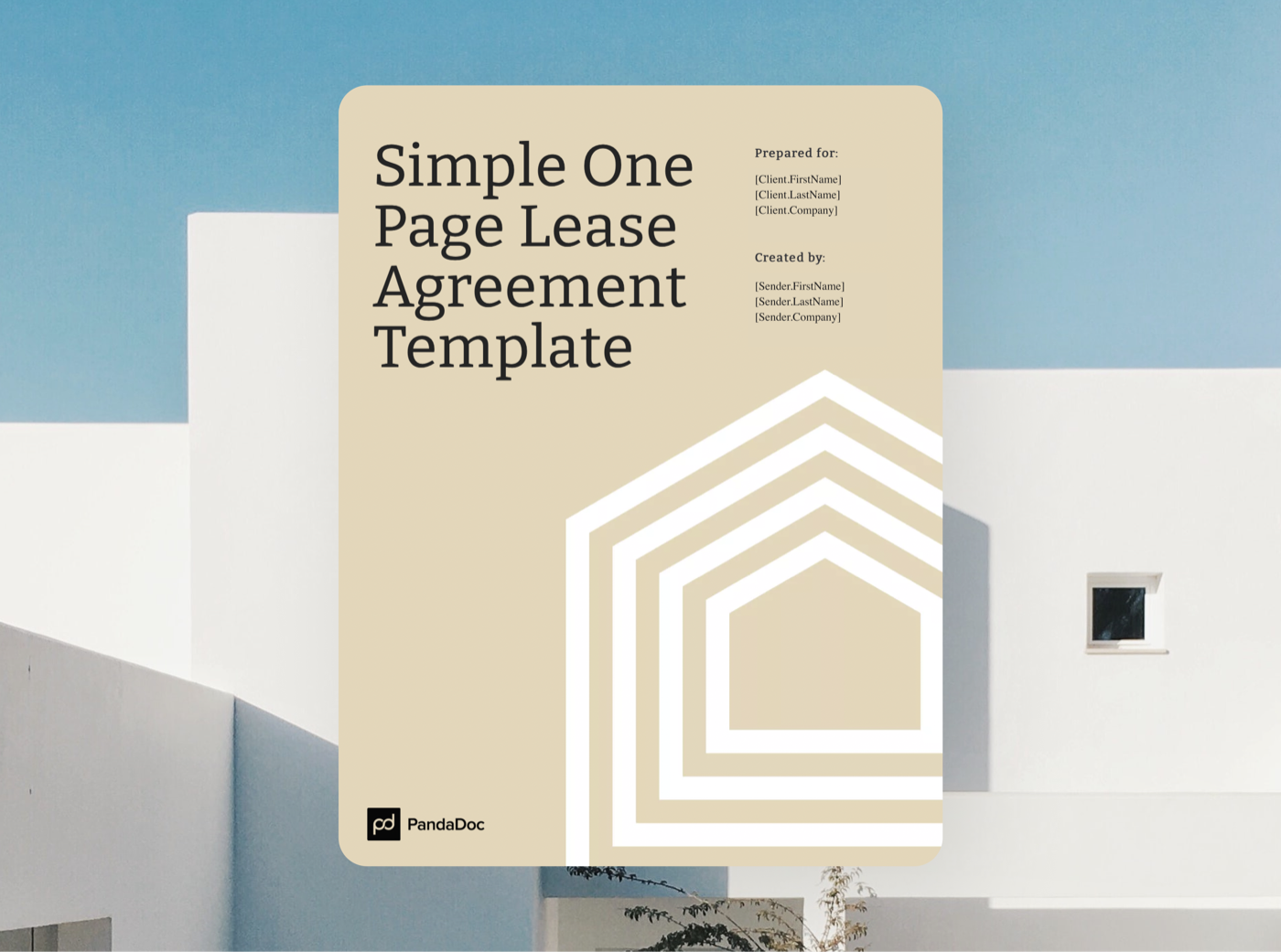 Simple One Page Lease Agreement Template