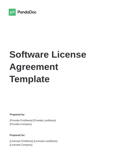 Software License Agreement