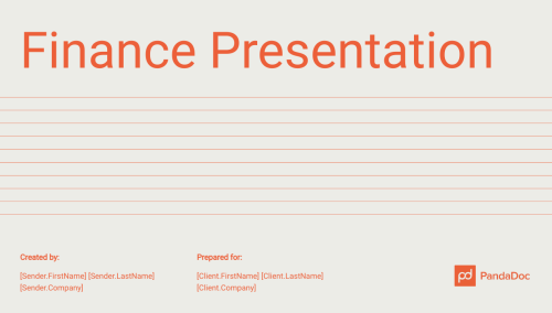Finance Presentation