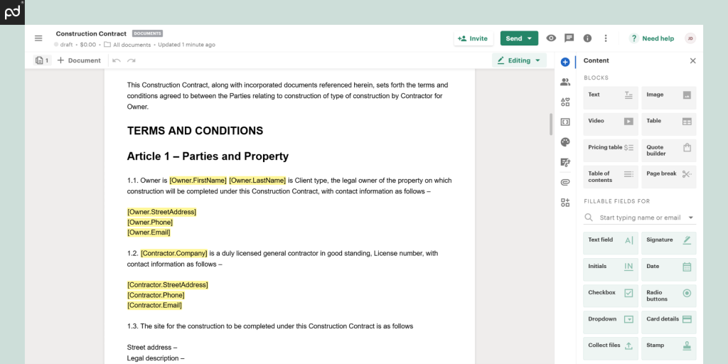 Image from The best construction document management software
