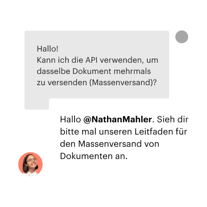 Support, auf den Sie zählen können