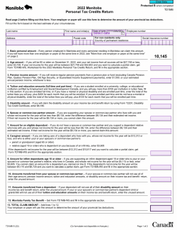 Free Electronic TD1MB Form (TD1 Manitoba)