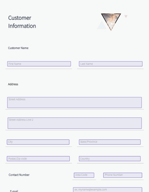 Product Survey Form