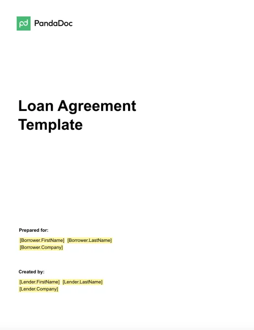 Loan Agreement Template
