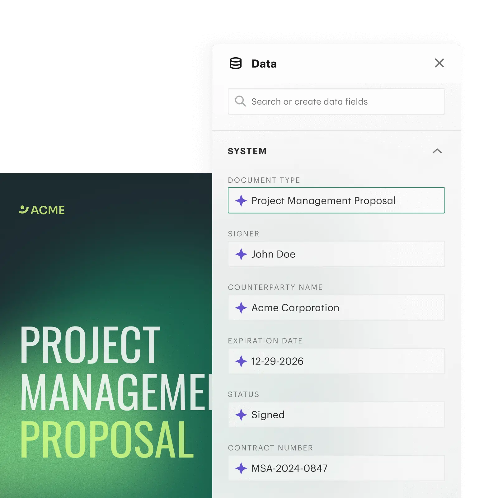 Exercise complete control
over every agreement